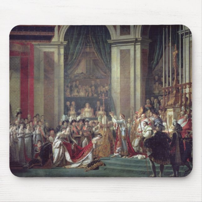 The Consecration of the Emperor Napoleon Mouse Mat (Front)