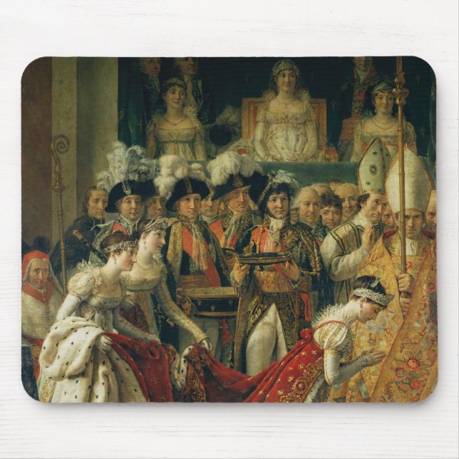 The Consecration of the Emperor Napoleon Mouse Mat (Front)