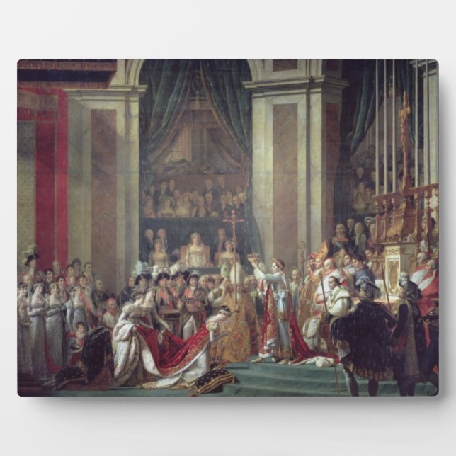 The Consecration of the Emperor Napoleon Plaque (Front)