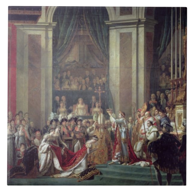 The Consecration of the Emperor Napoleon Tile (Front)