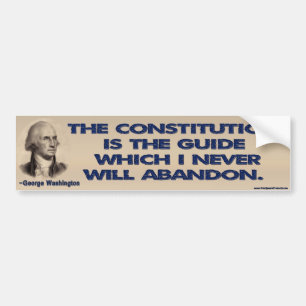 The Constitution is The Guide Bumper Sticker