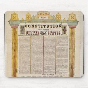 The Constitution of the United States of America Mouse Mat