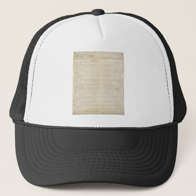 The Constitution of the United States of America Trucker Hat (Front)
