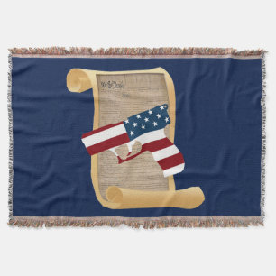 The Constitution Throw Blanket