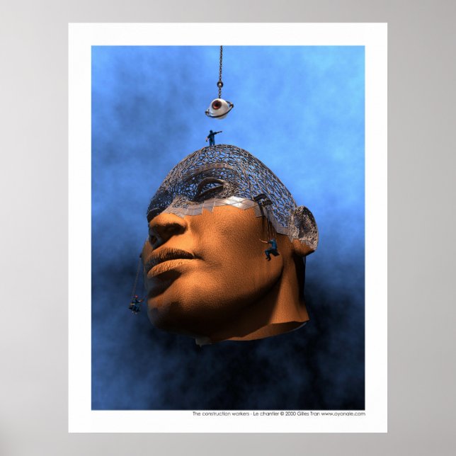 The construction workers - Le chantier Poster (Front)