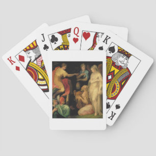 The Continence of Major Scipio (237-183 BC) (oil o Playing Cards