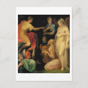 The Continence of Major Scipio (237-183 BC) (oil o Postcard
