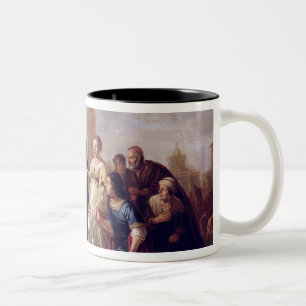 The Continence of Scipio  1643 Two-Tone Coffee Mug