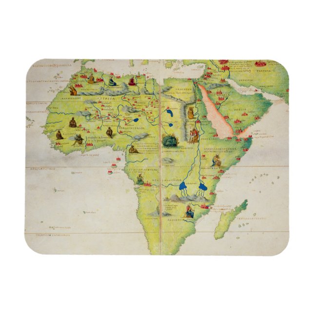 The Continent of Africa Magnet (Horizontal)