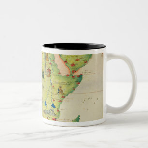 The Continent of Africa Two-Tone Coffee Mug