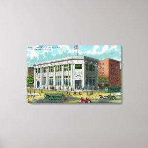 The Continental Bldg and Loan Assn. Canvas Print