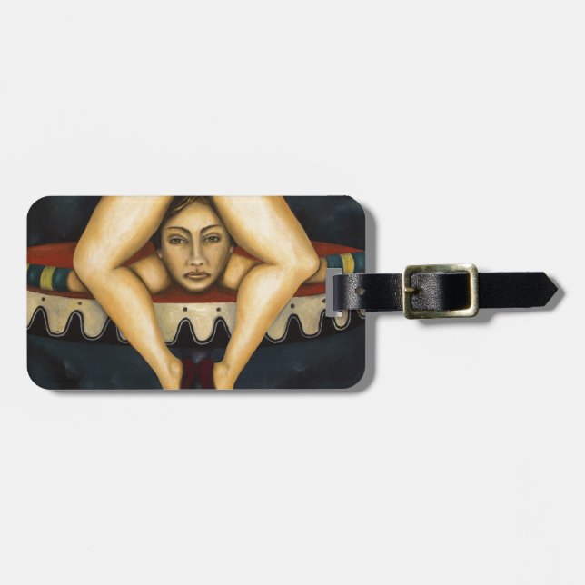 The Contortionist Luggage Tag (Front Horizontal)