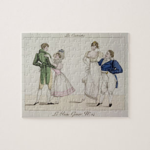 The Contrasts, plate 24 from 'Le Bon Genre', 1811 Jigsaw Puzzle