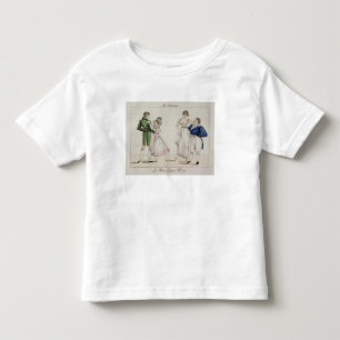 The Contrasts, plate 24 from 'Le Bon Genre', 1811 Toddler T-Shirt