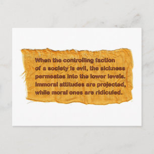 The Controlling Faction Mini Art Postcard