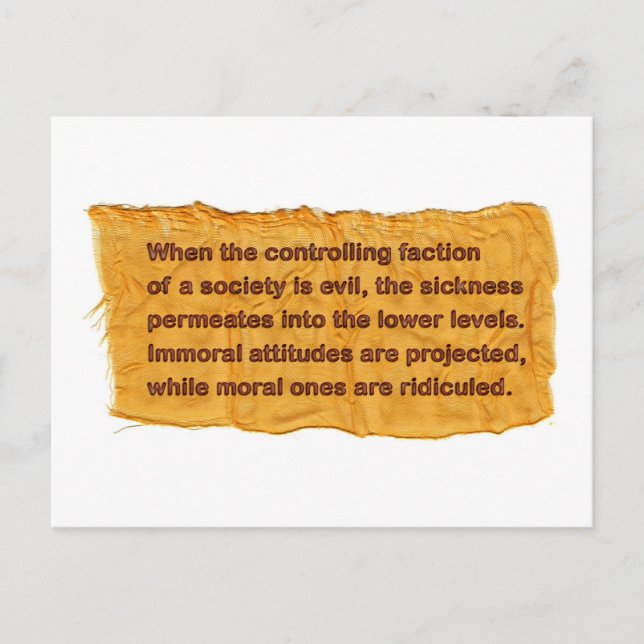 The Controlling Faction Mini Art Postcard (Front)