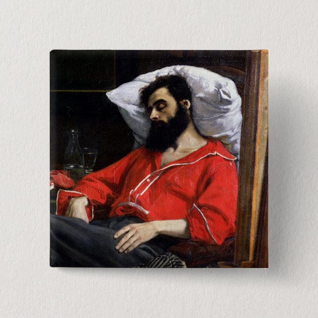 The Convalescent 15 Cm Square Badge (Front)