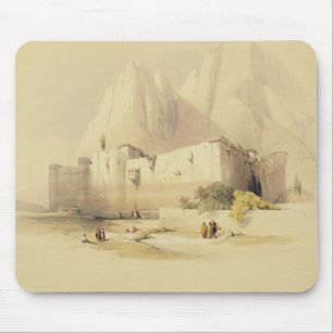 The Convent of St. Catherine, Mount Sinai, Februar Mouse Mat