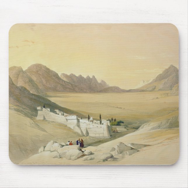 The Convent of St. Catherine, Mount Sinai Mouse Mat (Front)