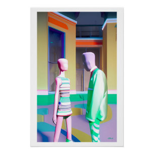 The Conversation - Ken Gauge Art Poster