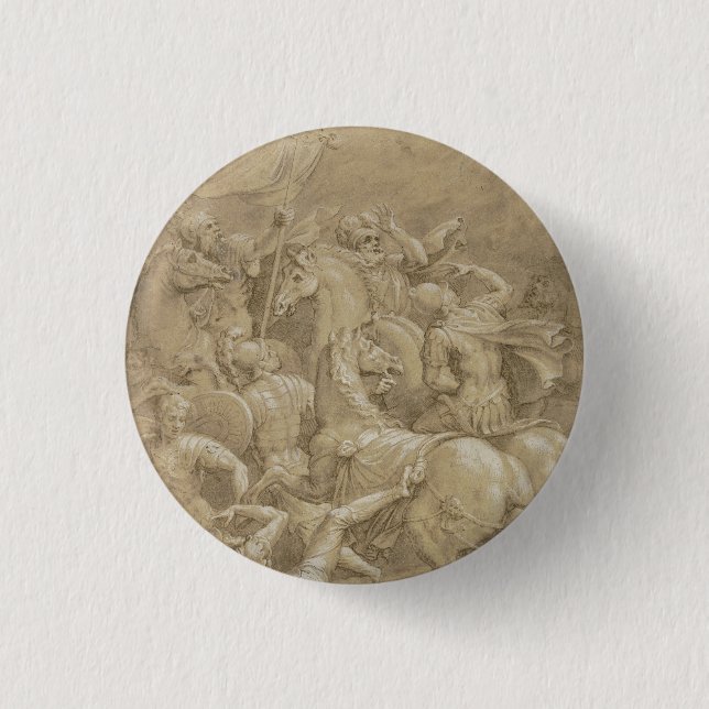 The Conversion of Saint Paul Art 3 Cm Round Badge (Front)