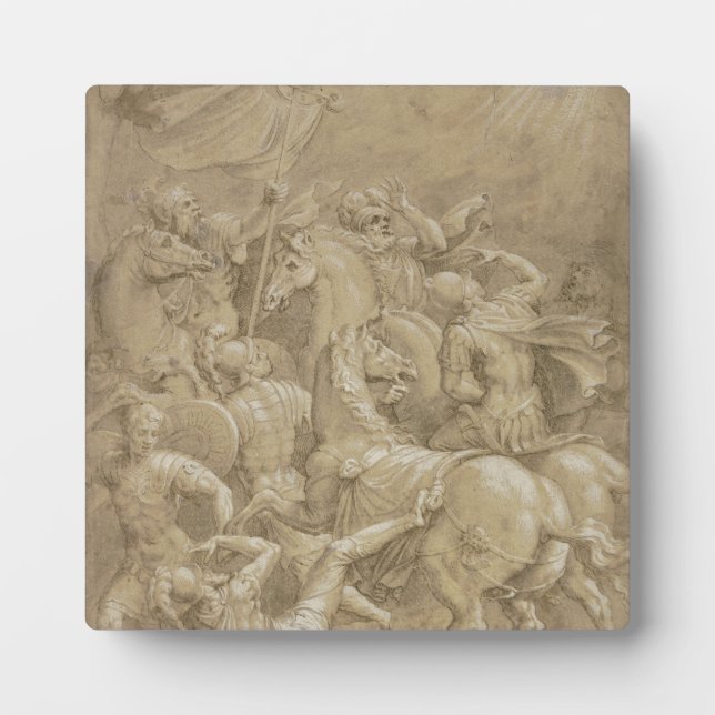 The Conversion of Saint Paul Art Plaque (Front)