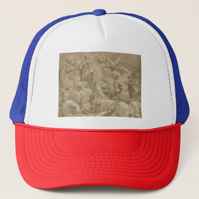 The Conversion of Saint Paul Art Trucker Hat (Front)