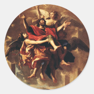 The Conversion of Saint Paul Fine Art Classic Round Sticker