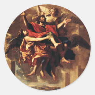 The Conversion of Saint Paul Fine Art Classic Round Sticker
