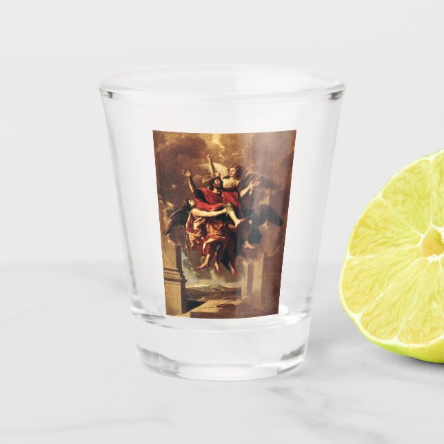 The Conversion of Saint Paul Shot Glass (Front)