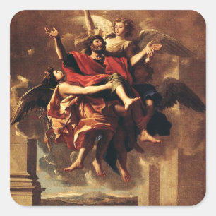 The Conversion of Saint Paul Square Sticker