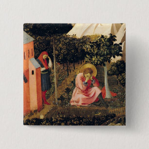 The Conversion of St. Augustine 15 Cm Square Badge