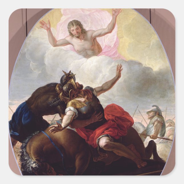 The Conversion of St. Paul Square Sticker (Front)