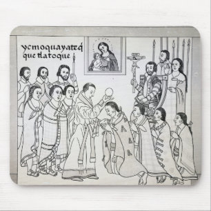 The Conversion of the Aztecs to Roman Mouse Mat