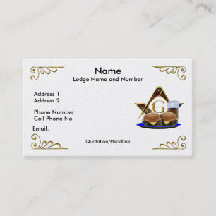 The Convivial Freemason Business/Profile card