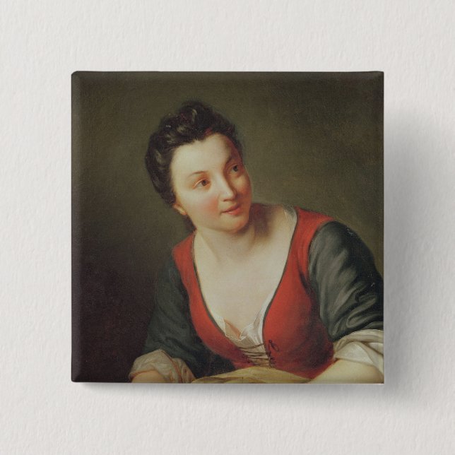 The Cook 15 Cm Square Badge (Front)