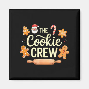 The Cookie Crew Christmas Baking Cookie Lover  Magnet