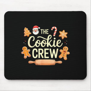 The Cookie Crew Christmas Baking Cookie Lover Mouse Mat
