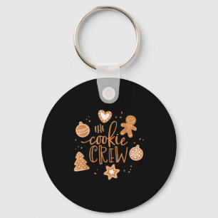 The Cookie Crew Gingerbread Christmas Xmas Pajamas Key Ring