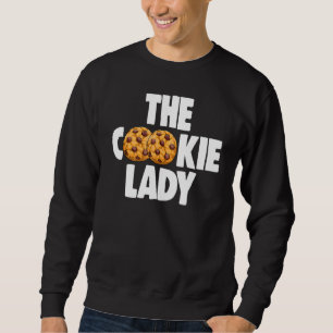 The Cookie Lady Baking Women Choco Chip Cookie Pa Sweatshirt