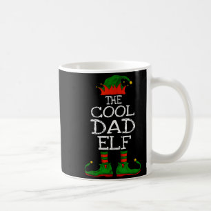 The Cool Dad Elf Family Matching Funny Christmas G Coffee Mug