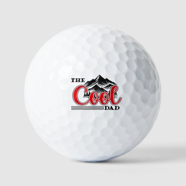The cool dad  golf balls (Front)