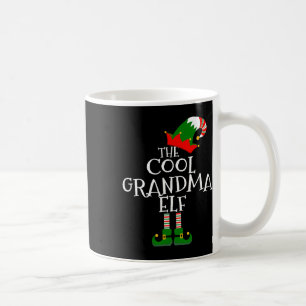 The Cool Grandma Elf Gift Matching Family Group Ch Coffee Mug
