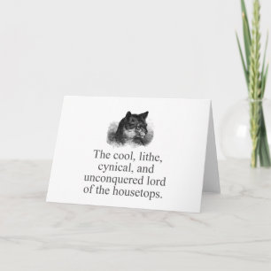 The Cool Lithe Cynical Card