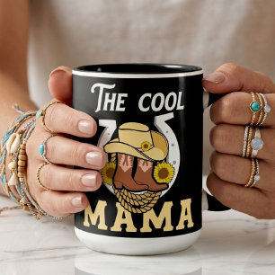 The Cool Mama   Western Mother’s Day Unique Two-Tone Coffee Mug