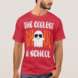 The Coolest Ghoul In School Boys Halloween Ghost 2 T-Shirt