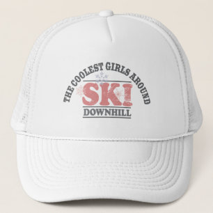The Coolest Girls Around Ski Downhill Trucker Hat