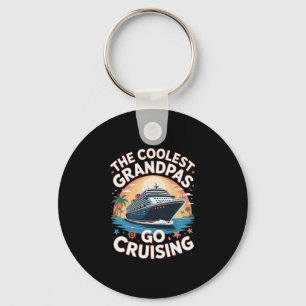 The Coolest Grandpas Go Cruising Grandpa Cruise Va Key Ring