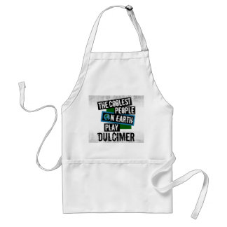 The Coolest People on Earth Play Dulcimer Standard Apron