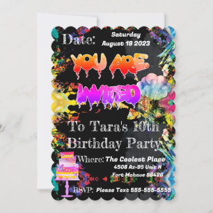 The Coolest Place Personalised Invitation 